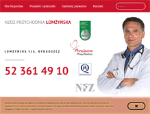 Tablet Screenshot of lomzynska.com.pl